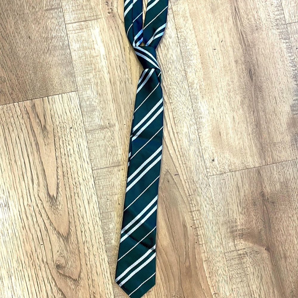 Harry Potter green slytherin neck tie